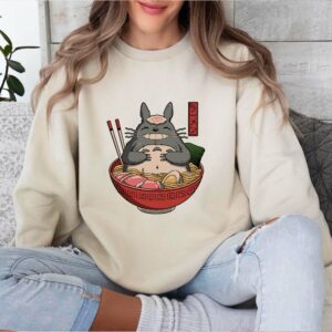 Totoro Ghibli Characters Vintage Hoodie T-shirt Sweatshirt