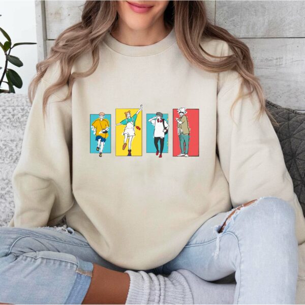 Jujusu Kaisen Characters Vintage Hoodie T-shirt Sweatshirt