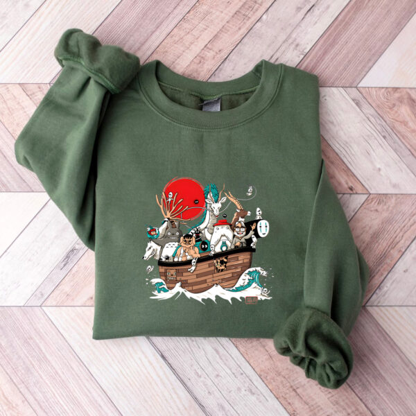 Studio Ghibli Studio Characters Vintage Hoodie T-shirt Sweatshirt
