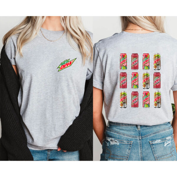 Mountain Dew 2 Sided Sweatshirt Hoodie T-shirt