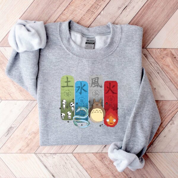 Studio Ghibli Characters Vintage Hoodie T-shirt Sweatshirt