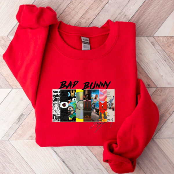 Bad Bunny Best Albums Signature Sweatshirt Hoodie T-shirt
