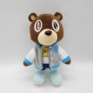 Kanye West Graduation Teddy Bear Toy, Dolls Stuffed Soft Toy, Graduation Gift’s For Ye Fans 26CM