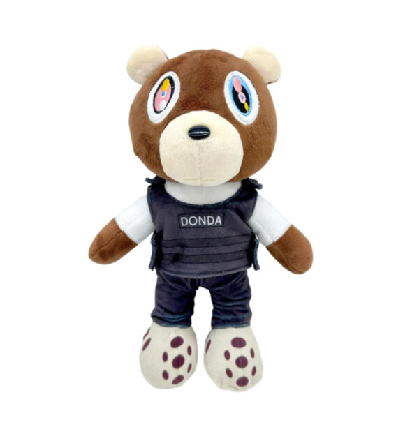 Kanye West Donda Teddy Bear Toy, Dolls Stuffed Soft Toy, Graduation Gift’s For Ye Fans 26CM