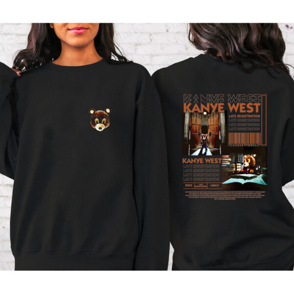 Kanye West Late Registration Album 2 Sided Sweatshirt Hoodie T-shirt