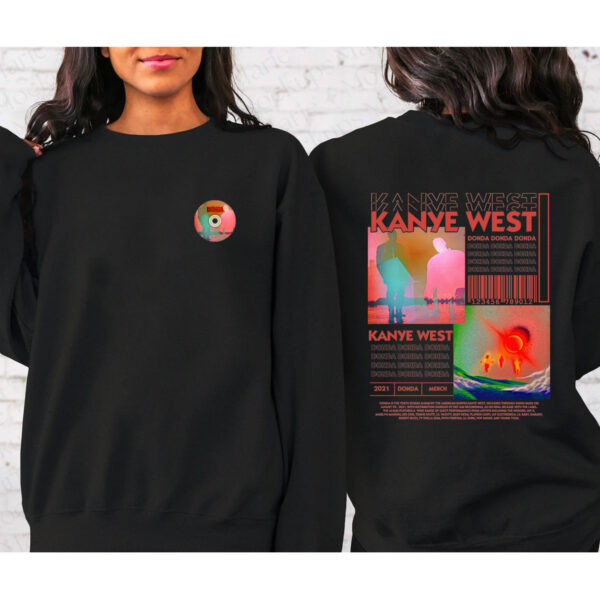 Kanye West Donda 2 Sided Sweatshirt Hoodie T-shirt