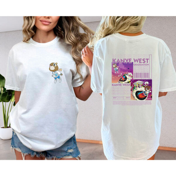 Kanye West Graduation 2 Sided Sweatshirt Hoodie T-shirt