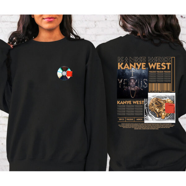 Kanye West Yeezus 2 Sided Sweatshirt Hoodie T-shirt