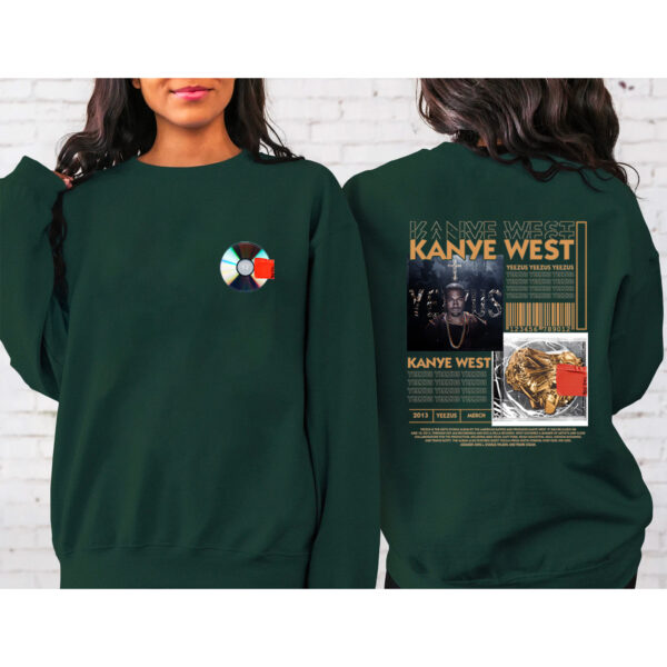 Kanye West Yeezus 2 Sided Sweatshirt Hoodie T-shirt