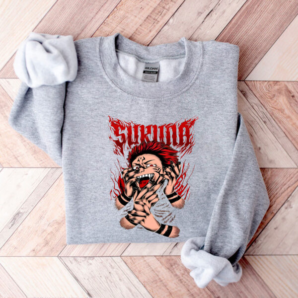 Sukuna Jujutsu Kaisen Vintage Hoodie T-shirt Sweatshirt