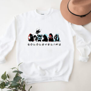 Solo Leveling Characters Chibi Embroidered Sweatshirt Hoodie Tshirt For Fans
