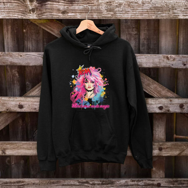 Jem and the Holograms “in black shirt” Sweatshirt Hoodie Tshirt For Fans