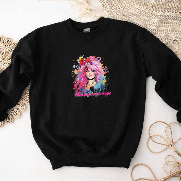 Jem and the Holograms “in black shirt” Sweatshirt Hoodie Tshirt For Fans