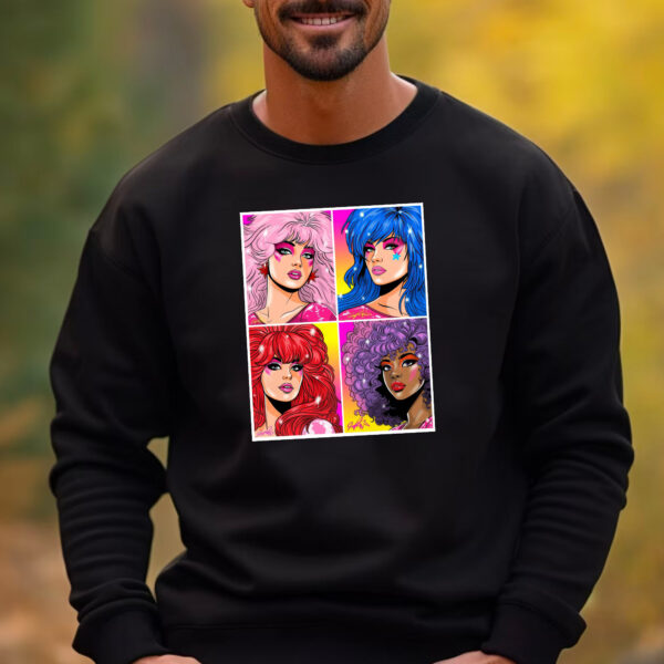 Jem and the Holograms 4 Picture Sweatshirt Hoodie Tshirt For Fans