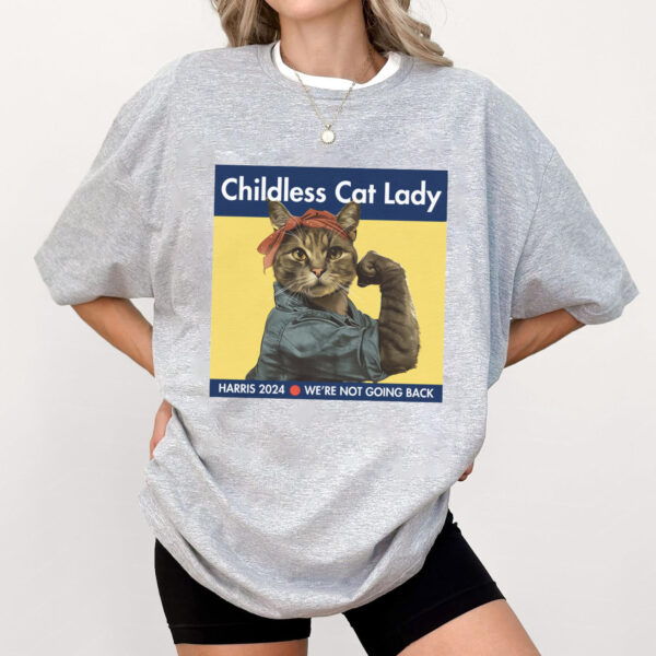 Childless Cat Lady For Kamala Harris Shirt