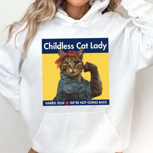 Childless Cat Lady For Kamala Harris Shirt