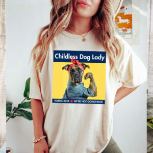 Childless English Mastiff Dog Lady Shirt, Kamala Harris 2024 Shirt