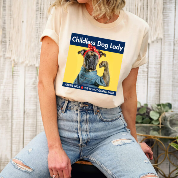 Childless English Mastiff Dog Lady Shirt, Kamala Harris 2024 Shirt