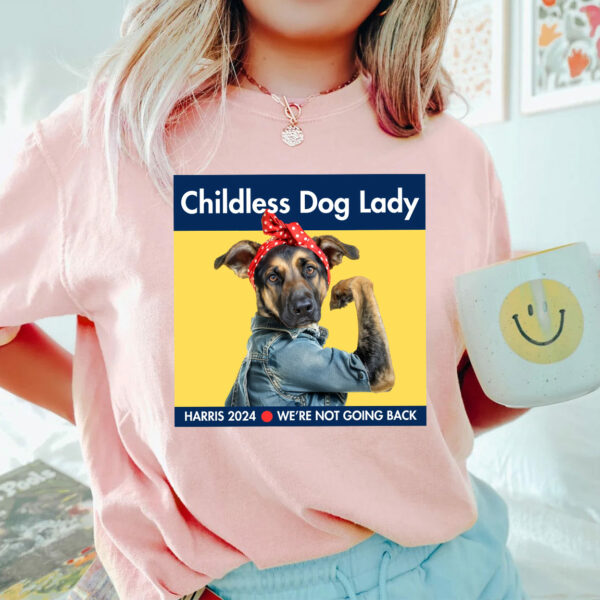 Childless German Shepherd Dog Lady Shirt, Kamala Harris 2024 Shirt