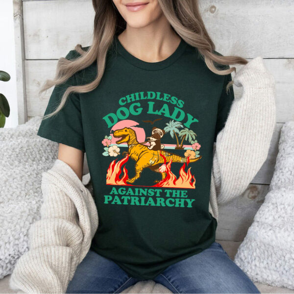 Childless Dog Lady Against The Patriarchy, Kamala Harris 2024 Shirt