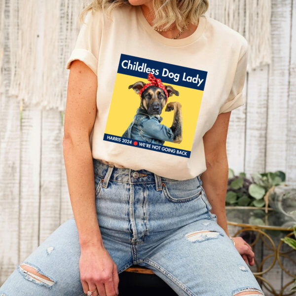 Childless German Shepherd Dog Lady Shirt, Kamala Harris 2024 Shirt