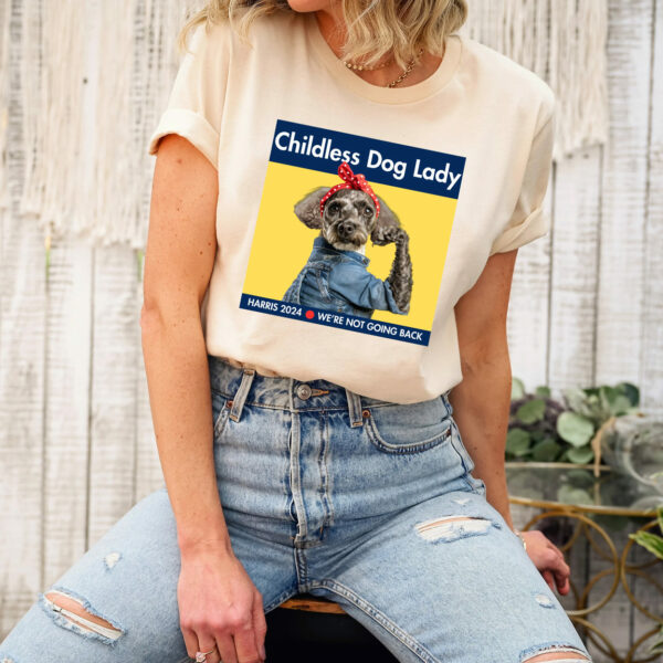 Childless Doodle Dog Lady Shirt, Kamala Harris 2024 Shirt