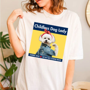 Childless BiChon Dog Shirt, Kamala Harris 2024 Shirt