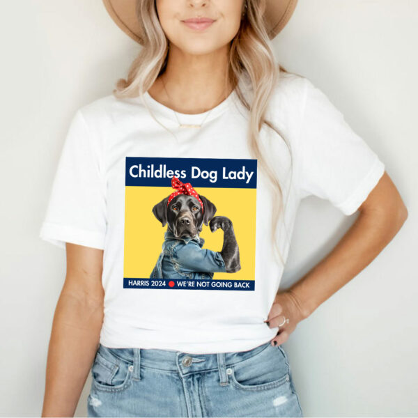 Childless Black Labrador Dog Shirt, Kamala Harris 2024 Shirt