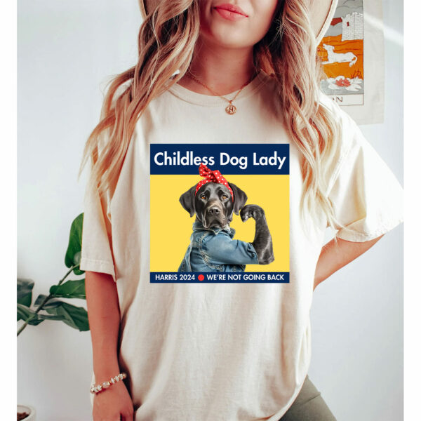 Childless Black Labrador Dog Shirt, Kamala Harris 2024 Shirt