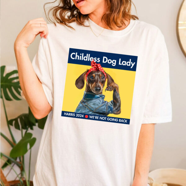 Childless Brown Dachshund Dog Shirt, Kamala Harris 2024 Shirt