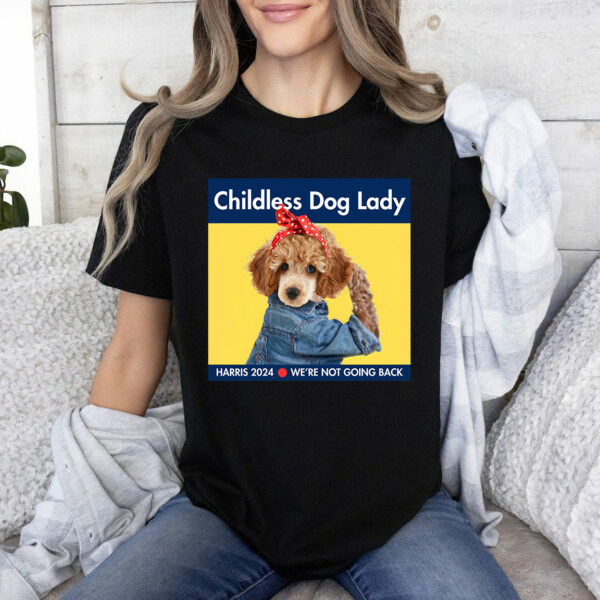 Childless Red Mini Poodle Dog Shirt, Kamala Harris 2024 Shirt