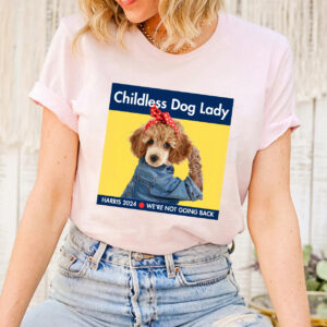 Childless Red Mini Poodle Dog Shirt, Kamala Harris 2024 Shirt