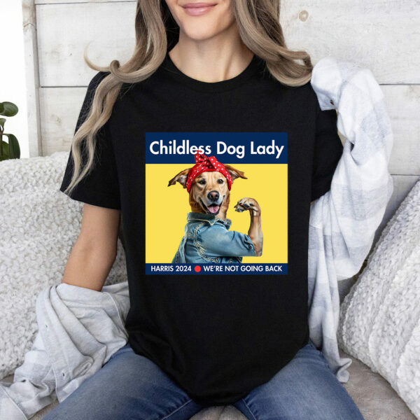 Childless Golden Retriever Dog Shirt, Kamala Harris 2024 Shirt