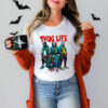 Waiting For Halloween Like Shirt, Funny Horror Characters Halloween Shirt