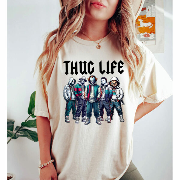 Thug Life Horror Movie Character Shirt, Friends Horror Halloween Horror Shirt