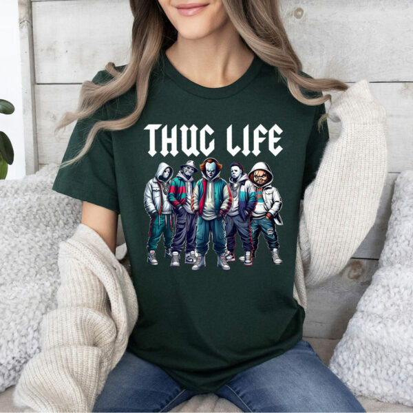 Thug Life Horror Movie Character Shirt, Friends Horror Halloween Horror Shirt