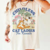 Childless Cat Lady Against The Patriarchy Shirt