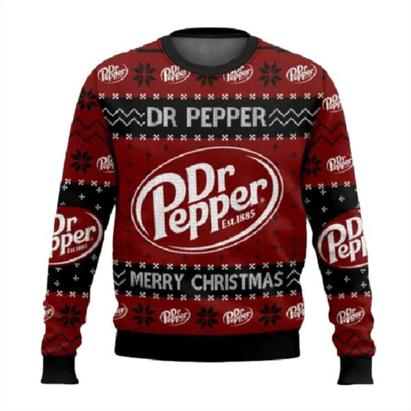 Dr Pepper Christmas Ugly Sweater, Gift For Dr Pepper Lovers 3D Ugly Sweater, Best Gift For Christmas