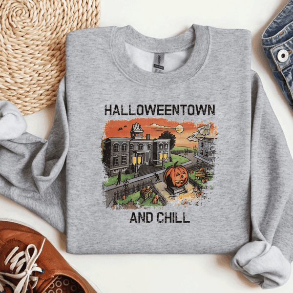 Halloweentown Est 1998 Sweatshirt, Halloweentown University, Retro Halloweentown Sweatshirt, Fall Sweatshirt, Halloween Sweatshirt
