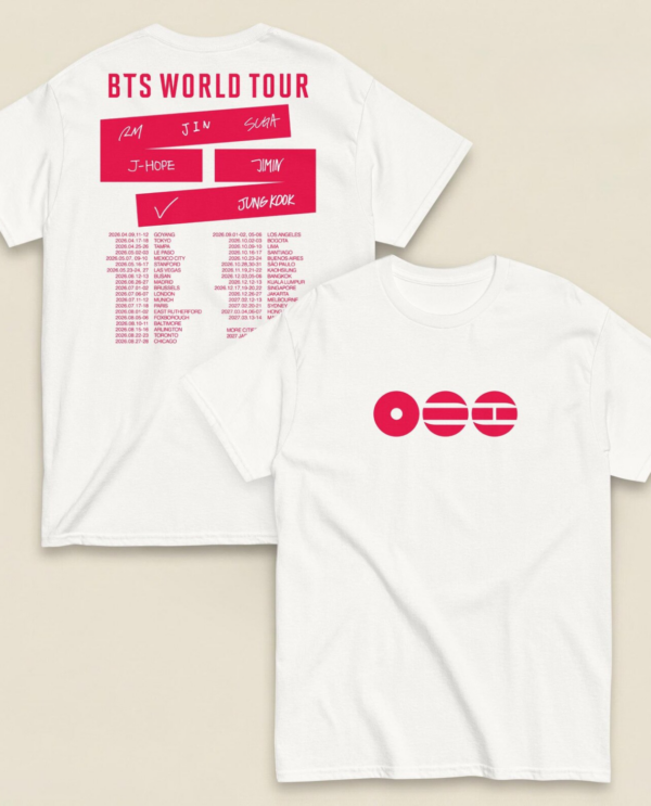 BTS World Tour Arirang Concert T-Shirt