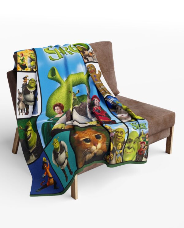 Shrek Movie Quilt Cartoon Blanket Shrek Movie Quilt Cartoon Blanket