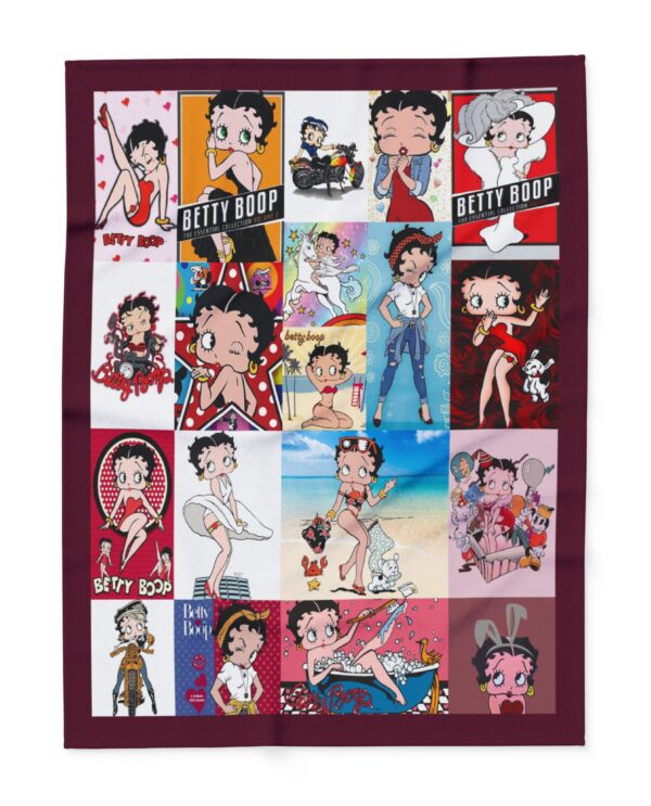 Betty Boop Quilt Blanket, Gift For Betty Boop