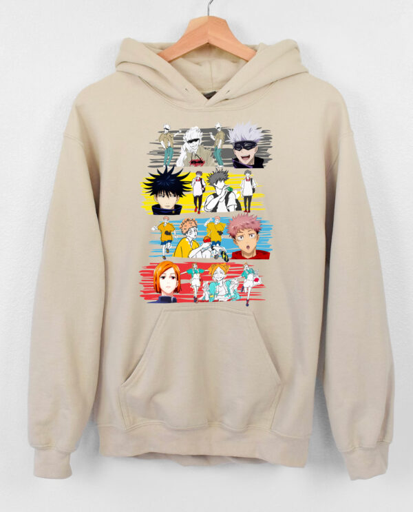 Jujutsu Kaisen Characters Vintage Hoodie T-shirt Sweatshirt