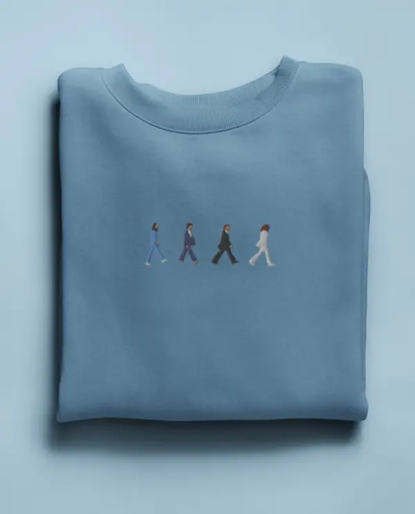 Abbey Road The Beatles Embroidery Sweatshirt