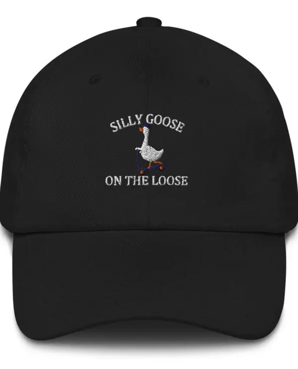 Silly Goose On The Loose Embroidered Hat