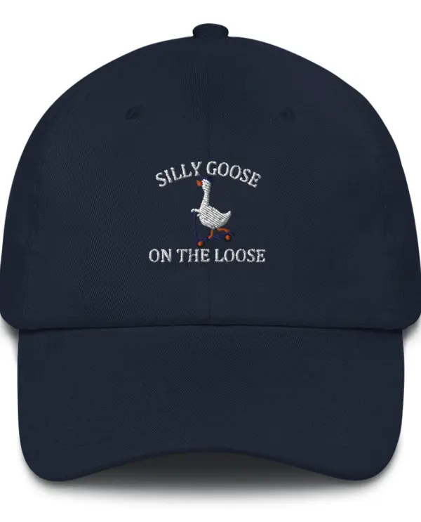 Silly Goose On The Loose Embroidered Hat