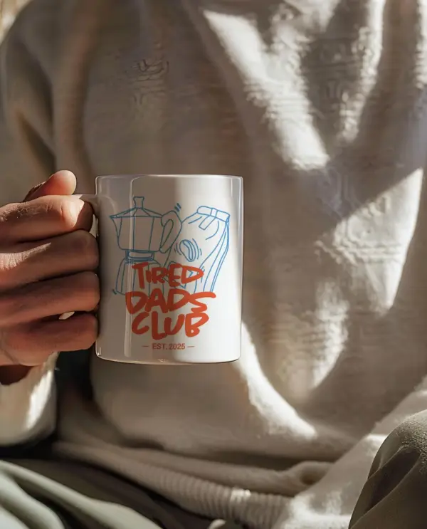 Tired Dads Club Mug, Personalized New Dad Mug For Dad