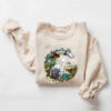 Wildflowers  Sweatshirt, Flower Crewneck Sweatshirt
