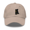Embroidered Peeking Black Cat Dad Hat